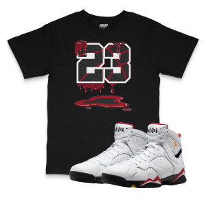Air Jordan 7 Cardinal I 23 T-Shirt