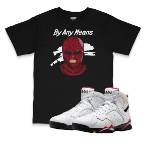 Air Jordan 7 Cardinal I By Any Means T-Shirt