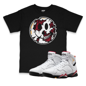 Air Jordan 7 Cardinal I Smiley Face T-Shirt