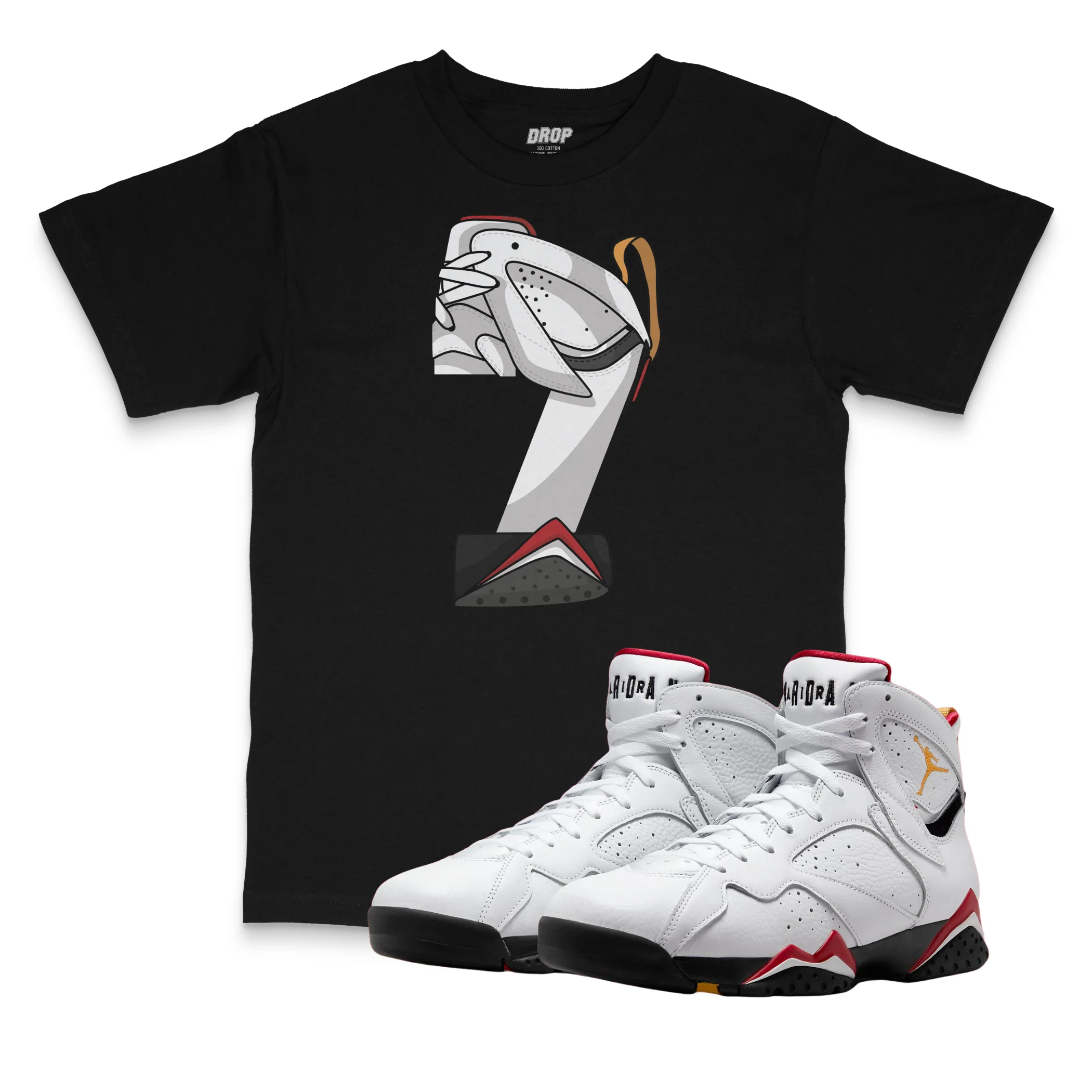 Air Jordan 7 Cardinal l 7 T-Shirt Air Jordan 7 Cardinal l 7 T-Shirt