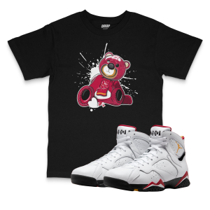 Air Jordan 7 Cardinal l Bear T-Shirt