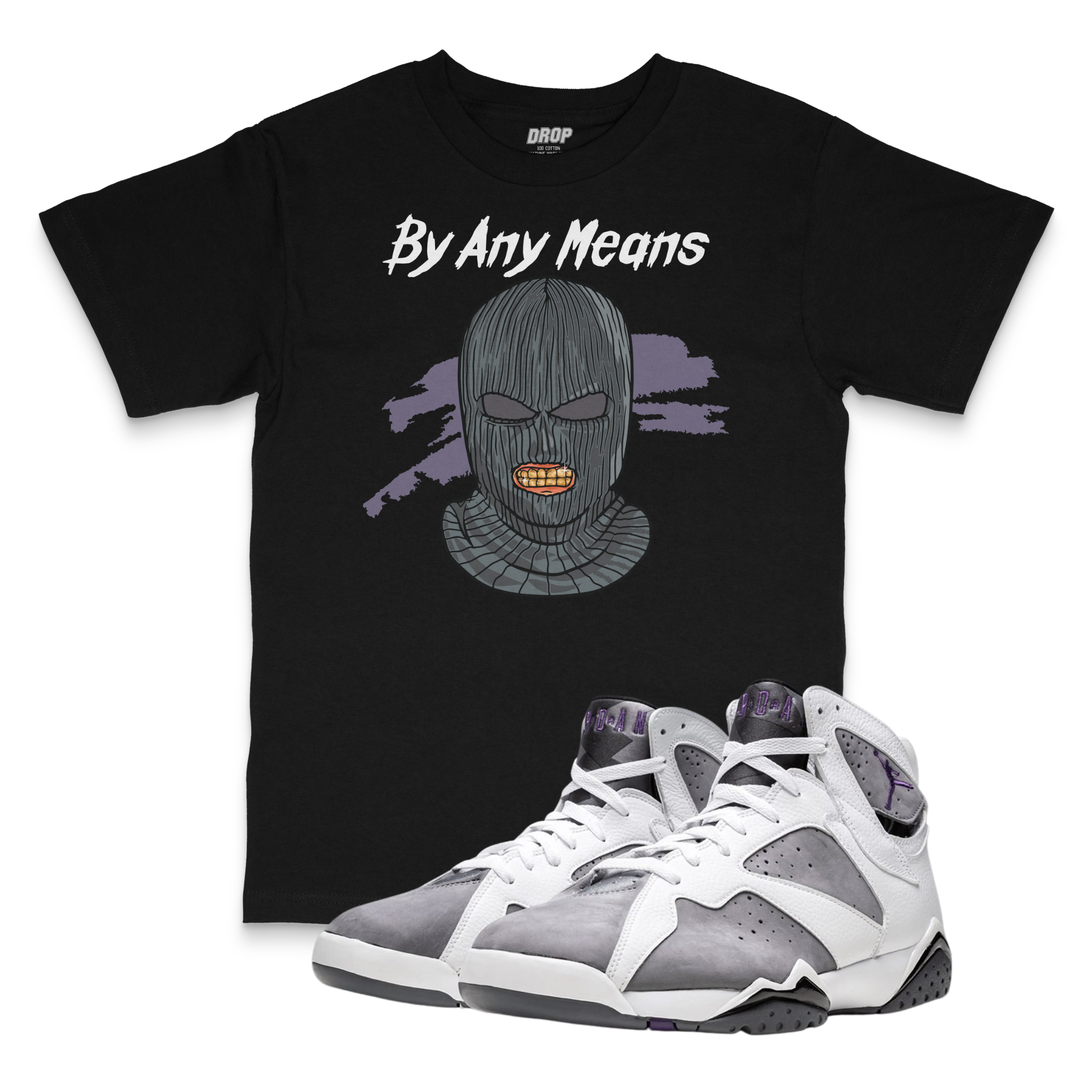Air Jordan 7 Flint I By Any Means Tee Air Jordan 7 Flint I By Any Means Tee