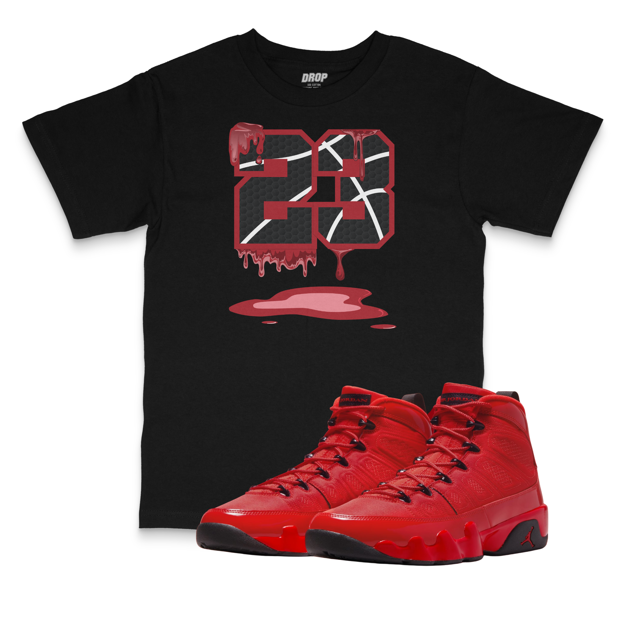 Air Jordan 9 Chile Red I 23 Tee Air Jordan 9 Chile Red I 23 Tee