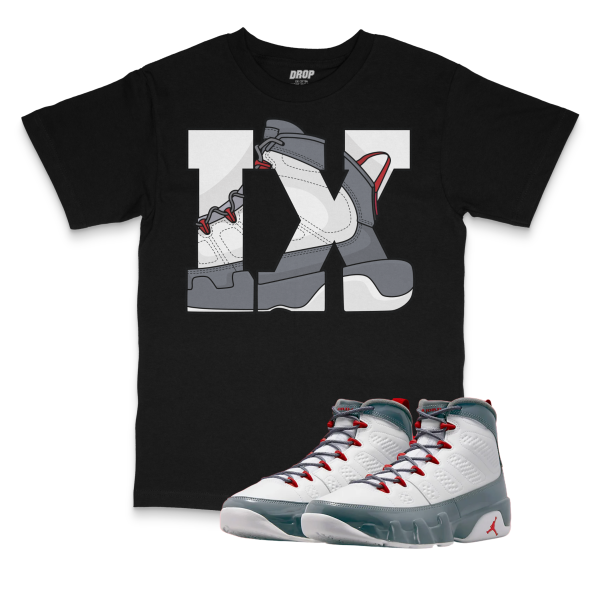 Air Jordan 9 Fire Red I IX T-Shirt