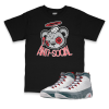 Air Jordan 9 Fire Red l Anti-Social Bear T-Shirt