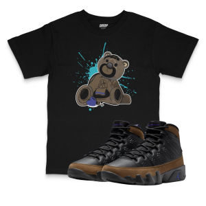 Air Jordan 9 Olive Concord I Bear Sneaker Matching T-Shirt
