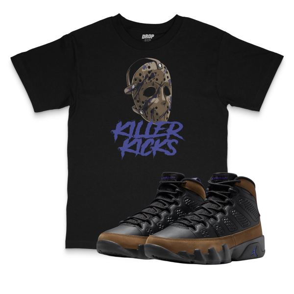 Air Jordan 9 Olive Concord I Killer Kicks Sneaker Matching T-Shirt