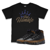 Air Jordan 9 Olive Concord I Stay Humble Sneaker Matching T-Shirt