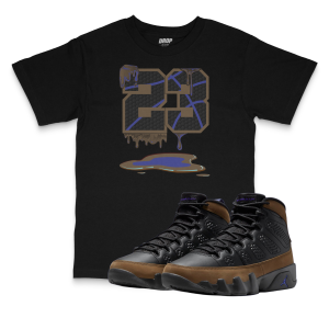 Air Jordan 9 Olive Concord l 23 Sneaker Matching T-Shirt