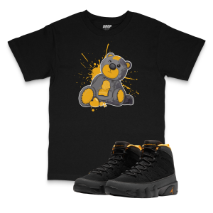Air Jordan 9 University Gold I Bear Tee