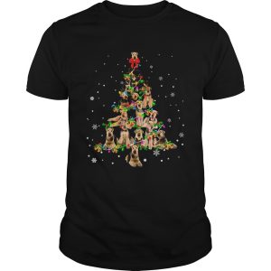 Airedale Terrier Light Christmas tree shirt