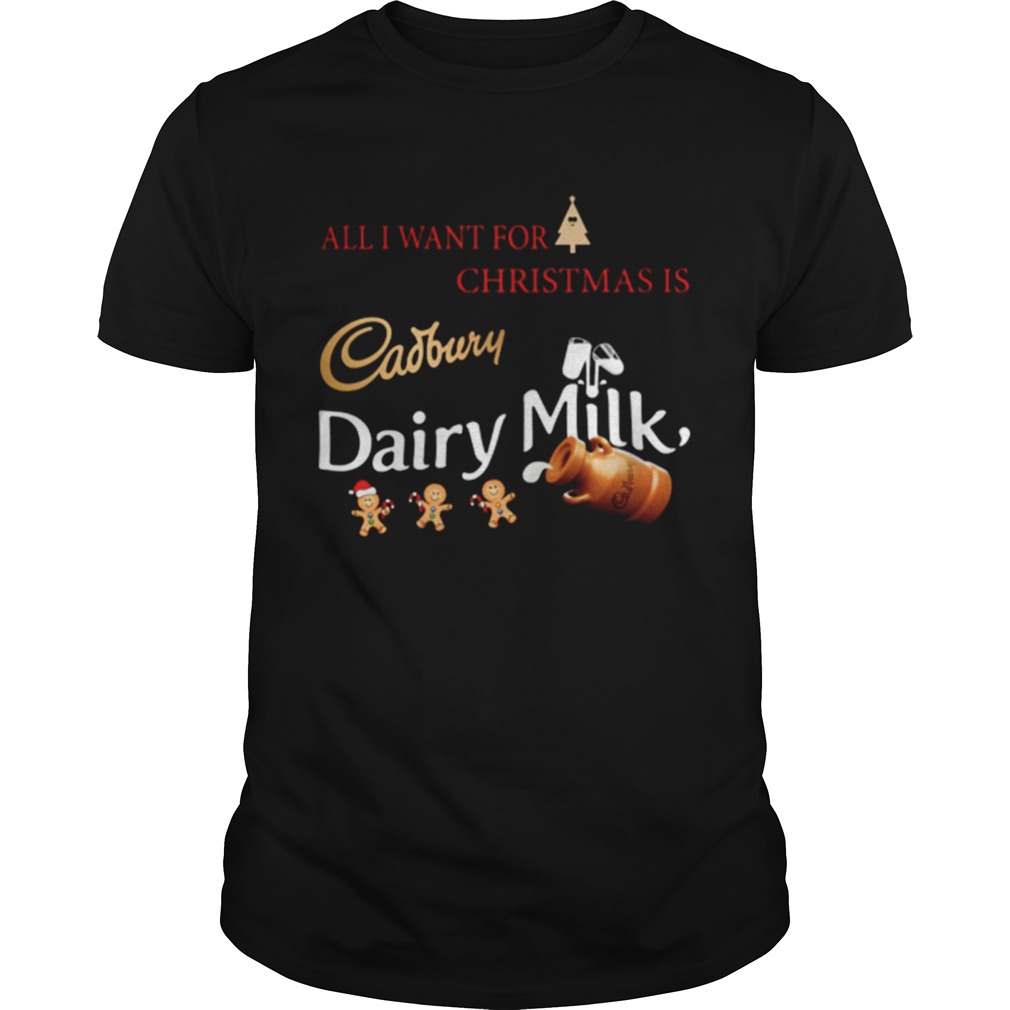 All I want for Christmas is Cadbury Dairy Milk shirt All I want for Christmas is Cadbury Dairy Milk shirt