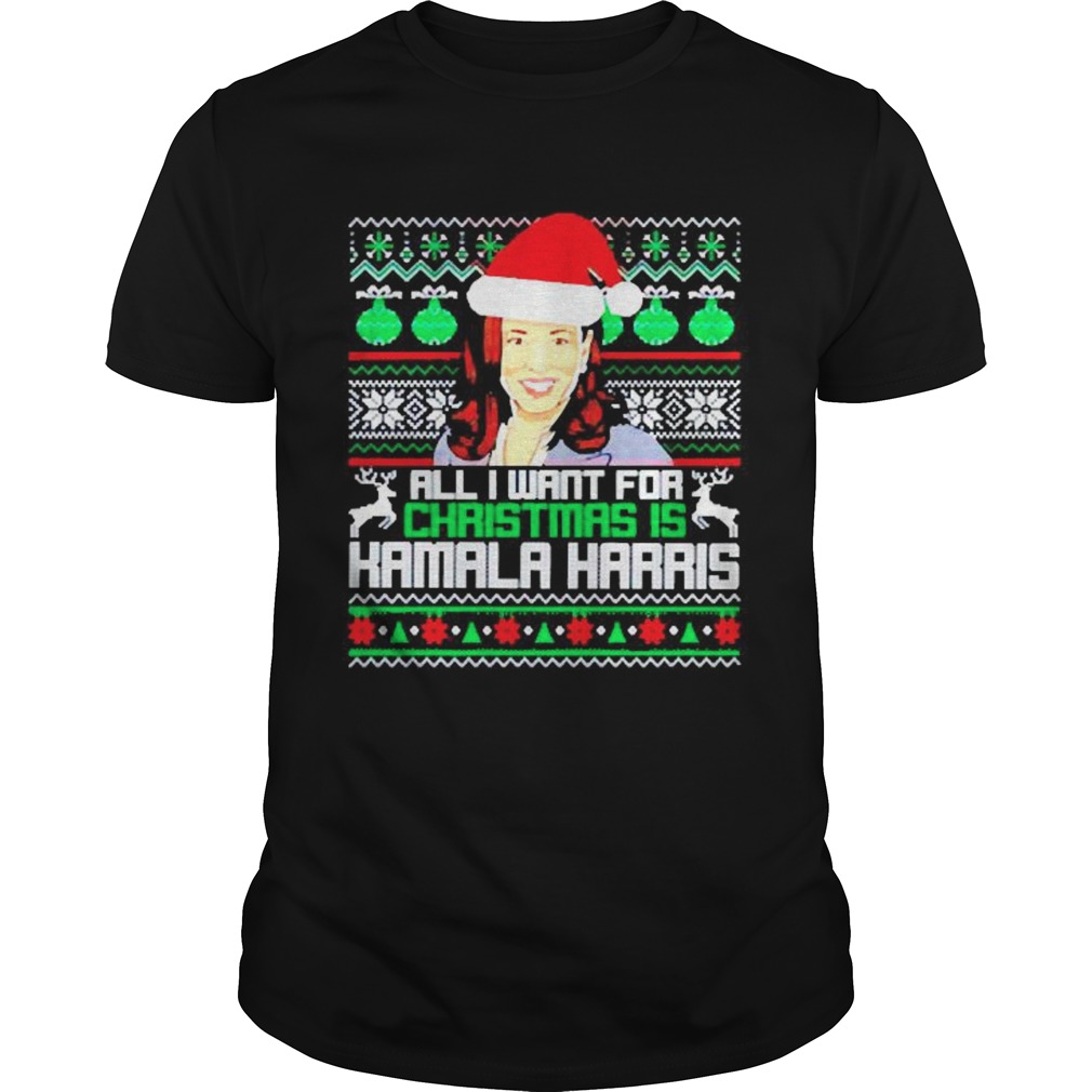 All I want for Christmas is Kamala Harris Santa shirt All I want for Christmas is Kamala Harris Santa shirt