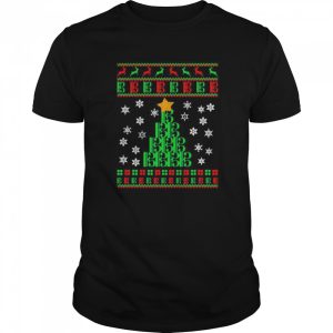 Alto clef tree Christmas shirt