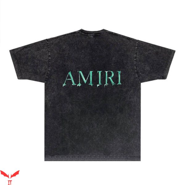 Amiri Drip T-Shirt Vintage Amiri Core Logo TShirt Halloween