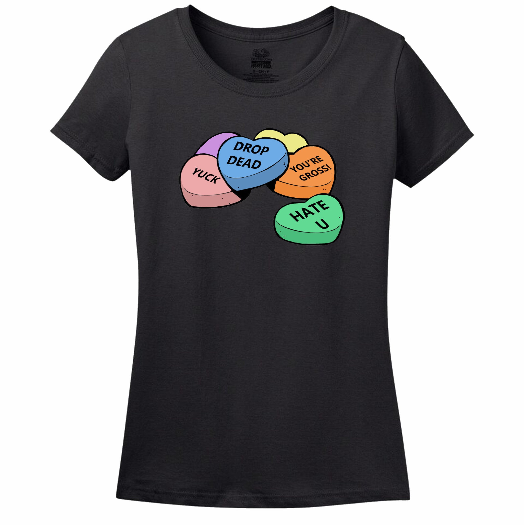 Anti-Candy Hearts Women's T-Shirt Anti-Candy Hearts Women's T-Shirt