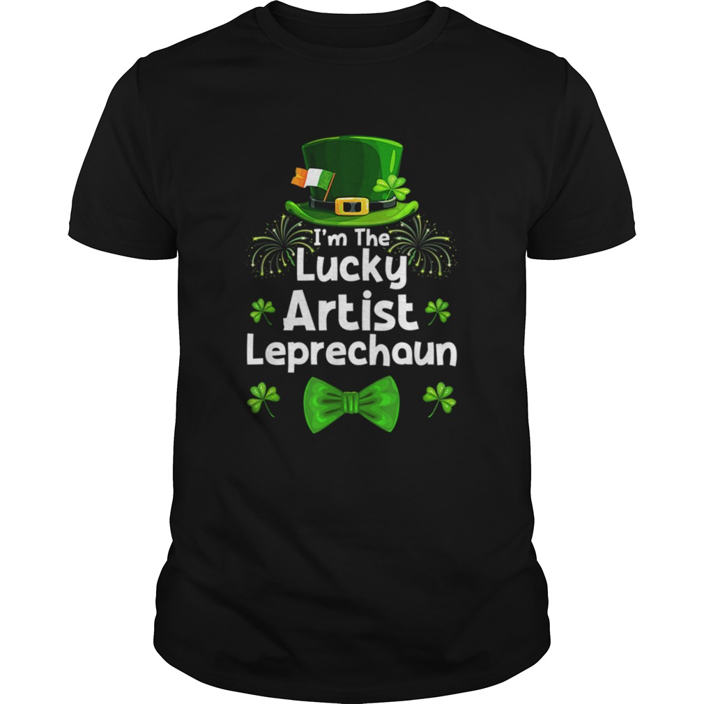 Artist Leprechaun St Patricks Day Art Teacher Painter Shirt Artist Leprechaun St Patricks Day Art Teacher Painter Shirt