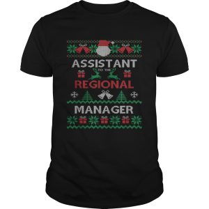 Assistant To The Regional Manager Ugly Christmas shirt