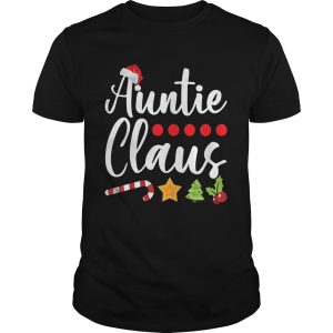 Auntie Claus Santa Hat Christmas shirt