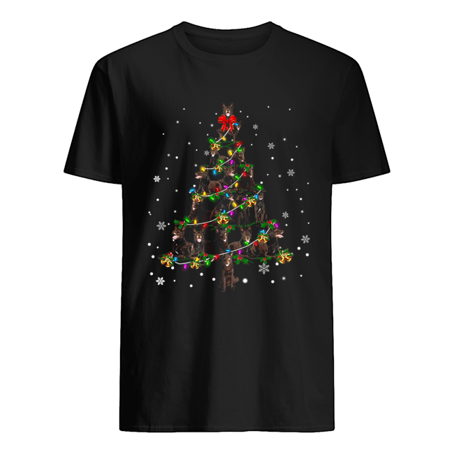 Australian Kelpie Christmas Tree T-Shirt Australian Kelpie Christmas Tree T-Shirt