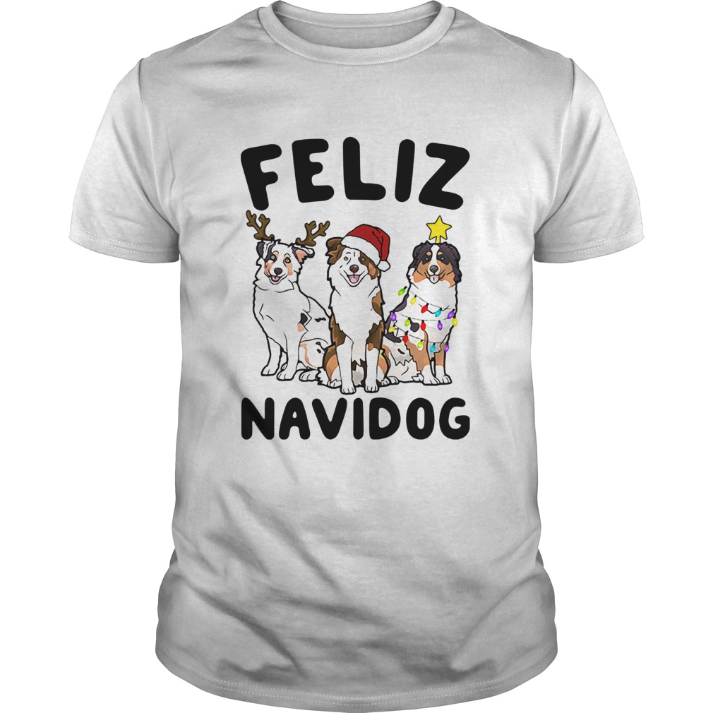 Australian Shepherd Feliz Navidog shirt Australian Shepherd Feliz Navidog shirt