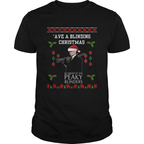 Ave A Blinding Christmas The Peaky Blinders Ugly Christmas shirt