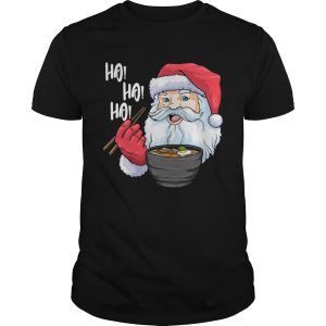 Awesome Santa Claus Eats Noodles Merry Christmas shirt