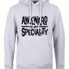 Awkward Is My Speciality Men’s Grey Pullover Hoodie