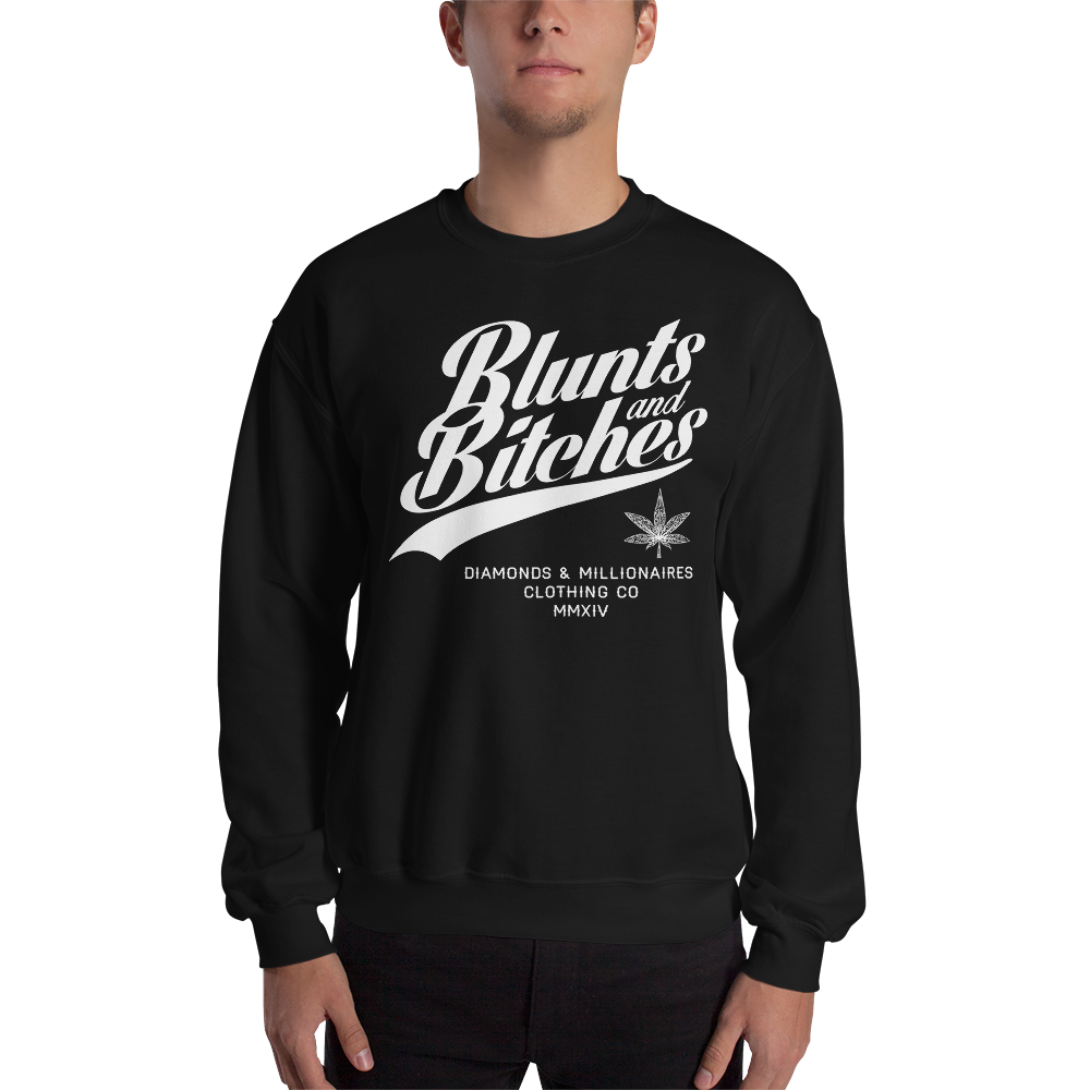 BB BLUNTS & BITCHES SWEATSHIRT CREWNECK BB BLUNTS & BITCHES SWEATSHIRT CREWNECK