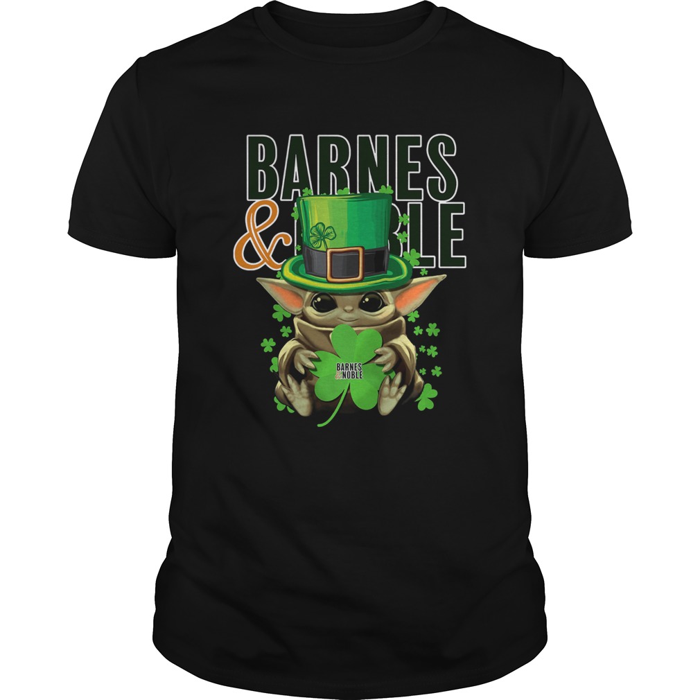 Baby Yoda Barnes And Noble Shamrock StPatricks Day shirt Baby Yoda Barnes And Noble Shamrock StPatricks Day shirt