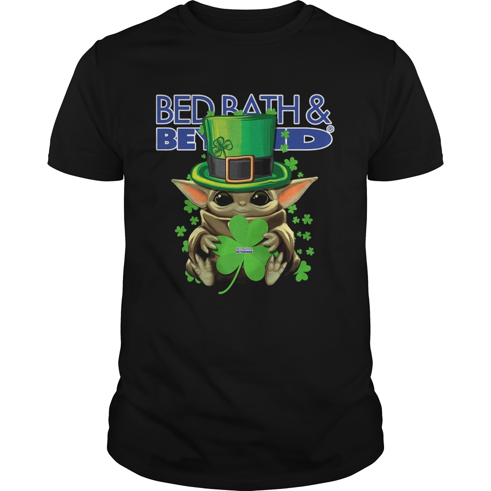 Baby Yoda Bed BathBeyond Shamrock StPatricks Day shirt Baby Yoda Bed BathBeyond Shamrock StPatricks Day shirt