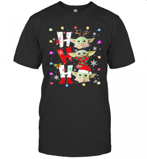Baby Yoda Ho Ho Ho Christmas T T-Shirt Baby Yoda Ho Ho Ho Christmas T T-Shirt