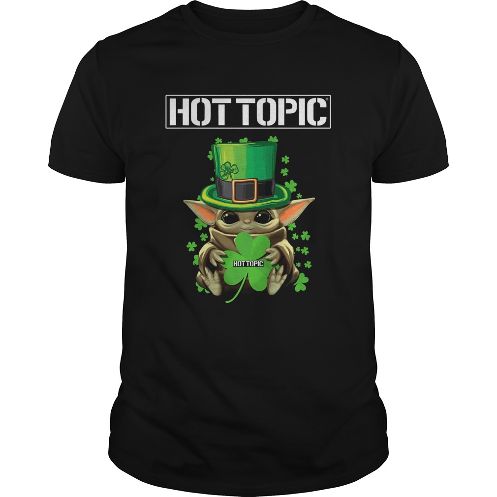 Baby Yoda Hottopic Shamrock StPatricks Day shirt Baby Yoda Hottopic Shamrock StPatricks Day shirt