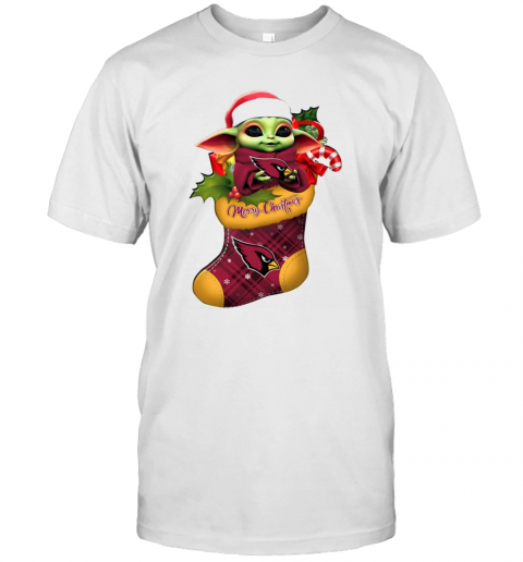 Baby Yoda Hug Arizona Cardinals Ornament Merry Christmas 2020 T-Shirt Baby Yoda Hug Arizona Cardinals Ornament Merry Christmas 2020 T-Shirt