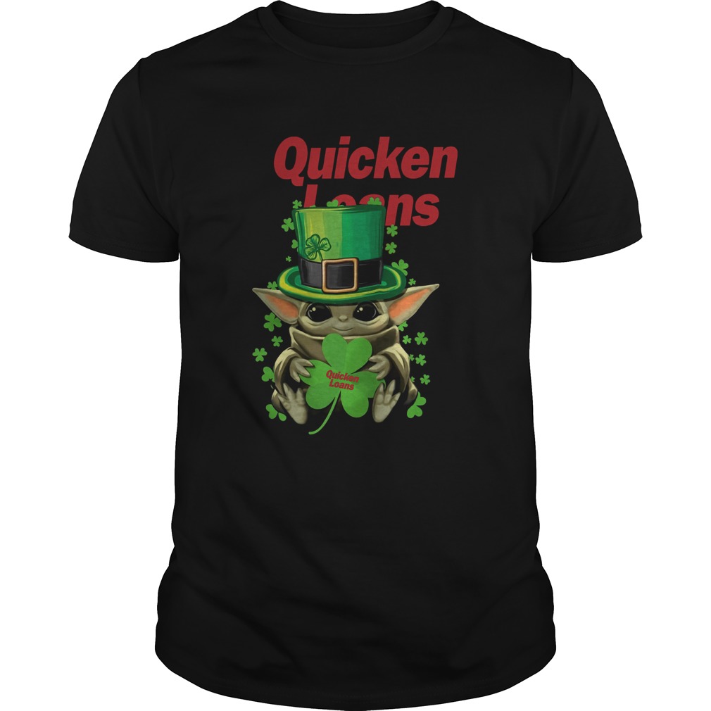 Baby Yoda Quicken Loans Shamrock St Patricks Day shirt Baby Yoda Quicken Loans Shamrock St Patricks Day shirt