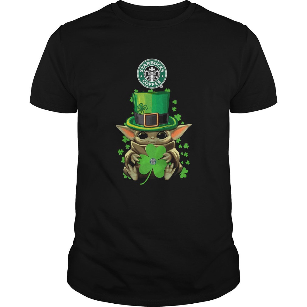 Baby Yoda St Patricks Day Hug Starbucks Coffee shirt Baby Yoda St Patricks Day Hug Starbucks Coffee shirt
