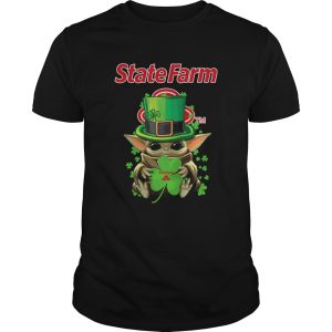 Baby Yoda State Farm Shamrock StPatricks Day shirt