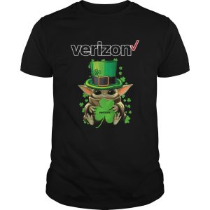Baby Yoda Verizon Shamrock StPatricks Day shirt