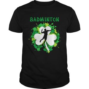 Badminton Shamrock Irish St Patty’s Day Sport Shirt For Badminton Lover