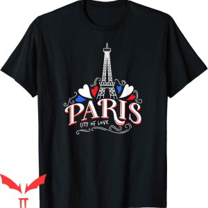 Balmain Paris T-Shirt Paris France Hearts Eiffel Tower