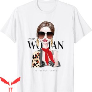 Balmain Paris T-Shirt Paris Woman The Most Beauty Lady