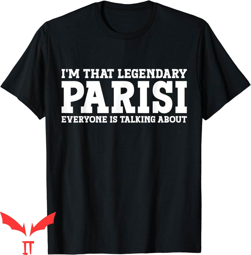 Balmain Paris T-Shirt Parisi Surname Funny Team Family Balmain Paris T-Shirt Parisi Surname Funny Team Family