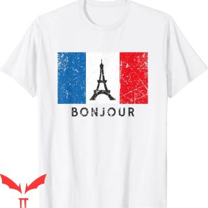 Balmain Paris T-Shirt Vintage Paris France French Flag
