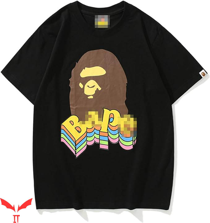 Bape Burberry T-Shirt APE Three Dimensional Trending Bape Burberry T-Shirt APE Three Dimensional Trending