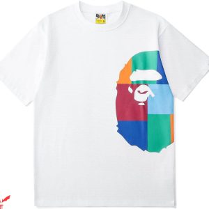 Bape Burberry T-Shirt Ape Head Colorful T-Shirt