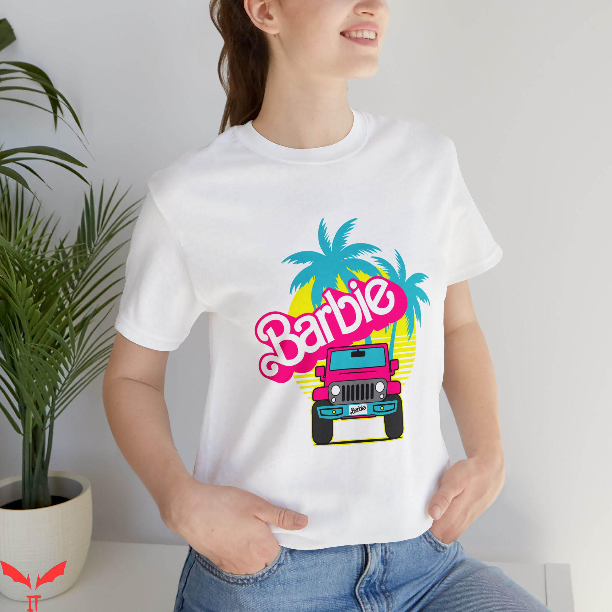 Barbie Asda T-Shirt Car Party Y2K Doll Vintage Movie Lover Barbie Asda T-Shirt Car Party Y2K Doll Vintage Movie Lover