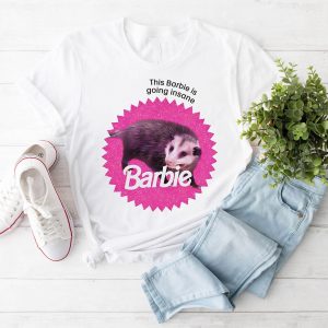 Barbie Asda T-Shirt Possum Funny Vintage Opossum Lover
