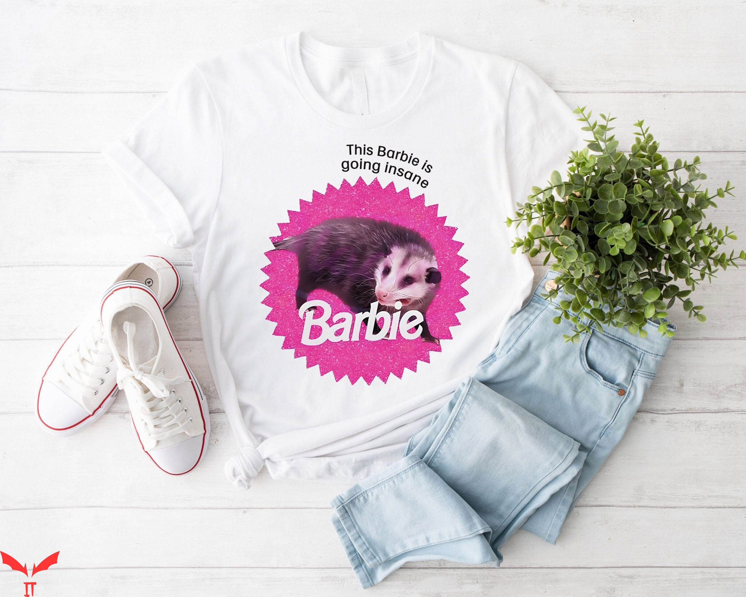 Barbie Asda T-Shirt Possum Funny Vintage Opossum Lover Barbie Asda T-Shirt Possum Funny Vintage Opossum Lover