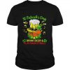 Baseball St Patrick’s Day Drink Beer And Play Basketball shirt