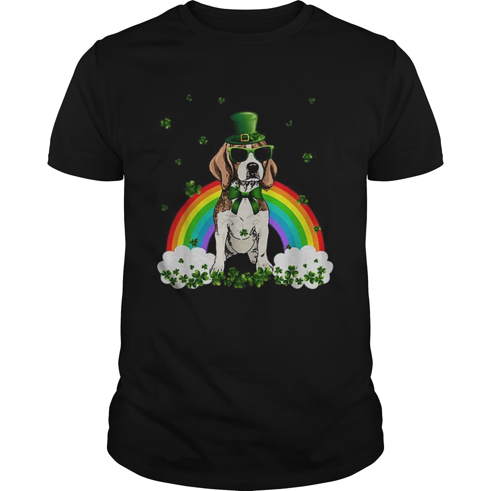 Beagle St Patricks Day Leprechaun Dog Lover shirt